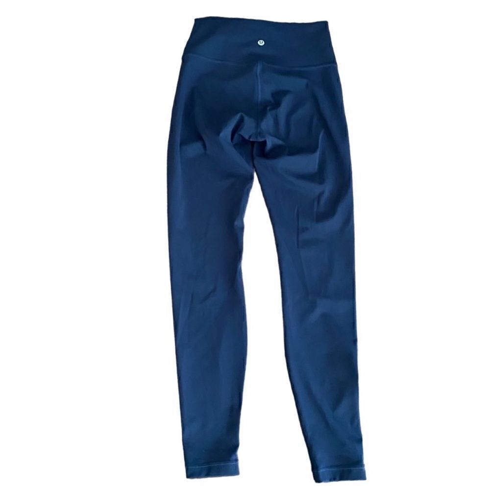 Lululemon Wunder Under High-Rise Tight 28"Full-On Luxtreme Navy Blue Ann Arbor 6 - Picture 2 of 5